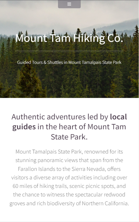 Mount Tam. Preview